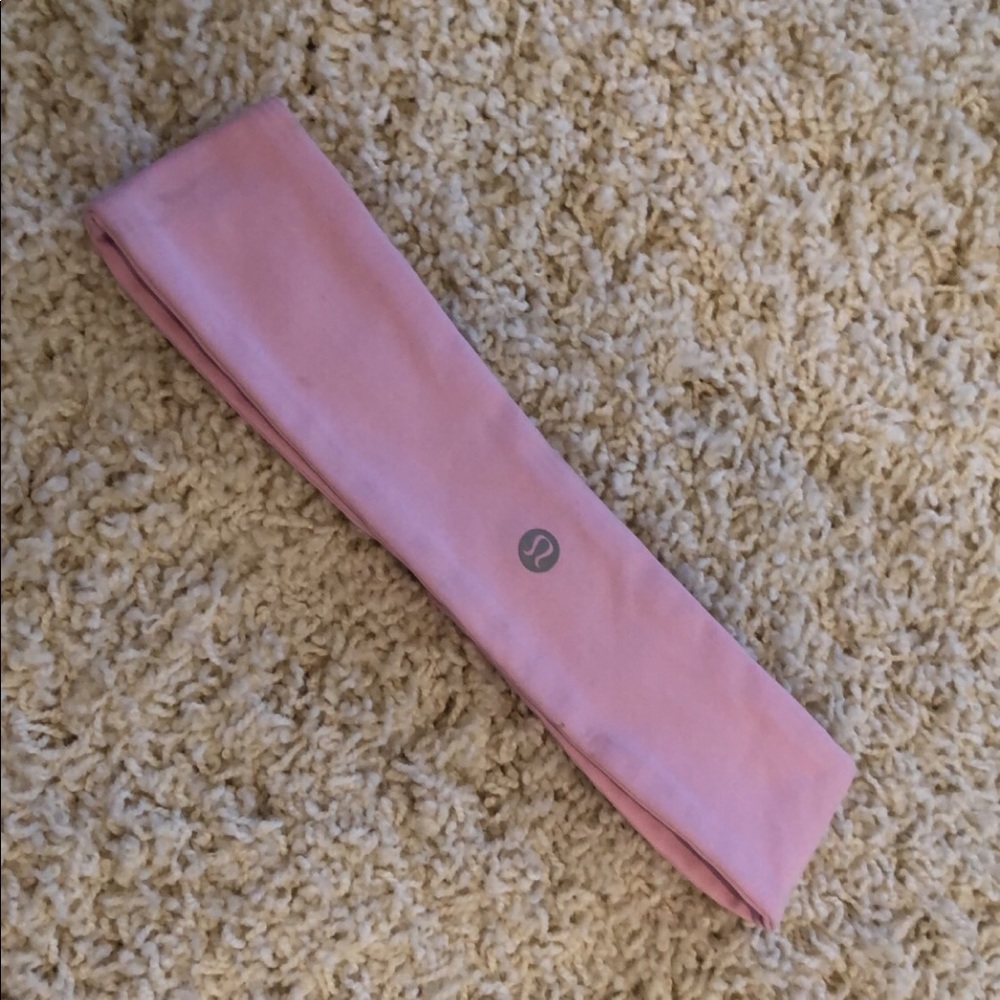 Pink Lululemon headband
